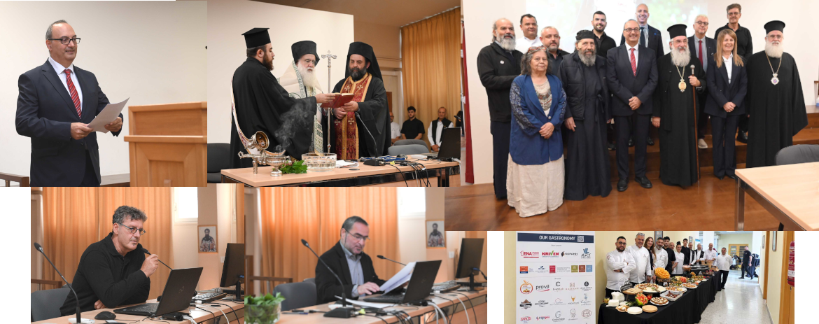 Αγιασμός, Ημερίδα «Εκκλησία και Διατροφή στο Πέρασμα των Αιώνων» και Υπογραφή Μνημονίου Συνεργασίας ΠΑΕΑΚ και Ακαδημίας Γαστρονομίας
